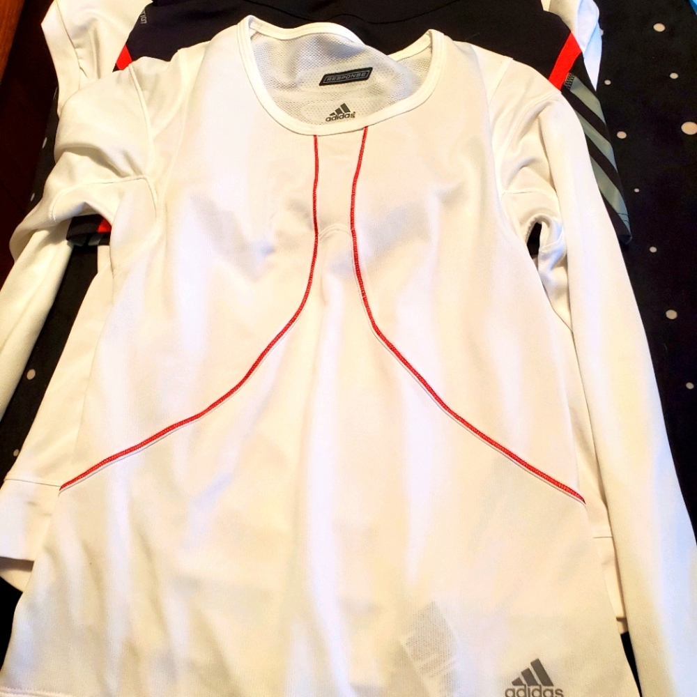 Adidas two top and skort tennis outfit